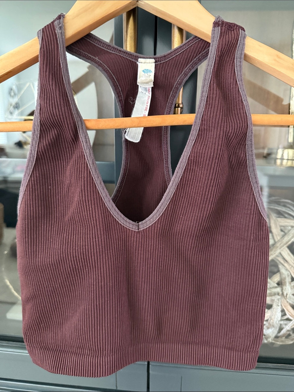 Women's Ribbed Racerback Bralette